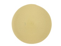 Lauamatt 38cm ümmargune kollane