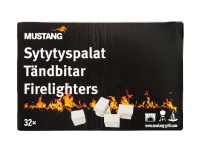 Süütetablett Mustang 32tk 300g valged