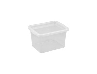 Plastkast kaanega Basic 15L 38x28,5x21,7cm