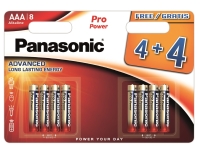 Patarei Panasonic AAA 4+4tk ProPower