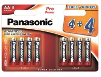 Patarei Panasonic ProPower AA 4+4tk