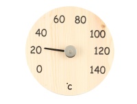 Saunatermomeeter 15cm ümmargune puidust