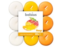 Lõhnateeküünlad Bolsius 18tk 4h mango