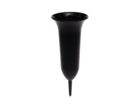 Kalmuvaas 600ml 27cm plastik must
