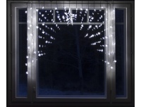 Valguskardin Täht 80LED soe valge