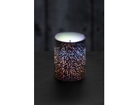 Küünal LED 3D 7,5x10cm 3xAAA höbe