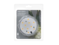 Valgusti 10LED+pult 3xAAA veekind. valge