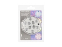 Valgusti 10LED+pult 3xAAA veekind. mix