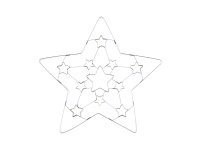 Piparkoogivorm suur Täht 3D