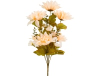 Kunstlillekimp Daalia 47cm kollane