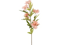 Kunstlillekimp Hibiskus 80cm roosa