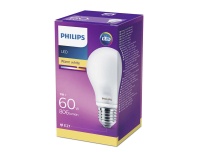 LED lamp Philips 60W E27 A60 matt klaas
