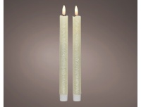 LED- antiikküünal valge 2tk