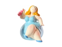 Rahakassa Lady 14cm keraamiline