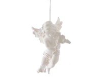 Kuusehe Ingel 10cm valge