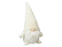 Päkapikk riidest 27cm valge