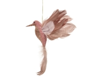 Dekoratsioon Koolibri 16cm roosa