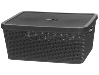Plastkast kaanega Saima 36,5x30x15cm hall