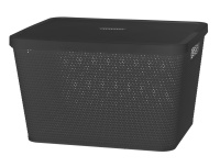 Plastkast kaanega Saima 36,5x30x21,5cm hall