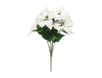 Kunstlillekimp Jõulutäht 50cm valge