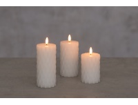 LED küünalde komp Carisma 3D leegiga 3tk