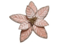 Dekoratsioon Jõulutäht 29x4cm roosa