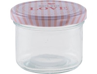 Klaaspurk Love 230ml kaanega