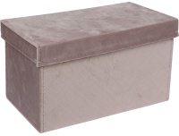 Sametkarp kaanega Rose 31 x 20 x H.16 cm