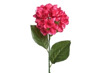 Kunstlill Hortensia 66cm fuksia