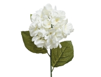 Kunstlill Hortensia 66cm valge