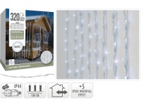 Valguskardin, 320LED, külm valge