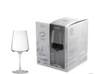 Planeo Rosso punase veini pokaalid 55,5cl karbis 4tk