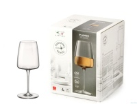 Planeo Bianco valge veini pokaalid 38cl karbis 4tk