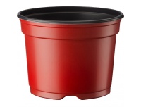 Ümarpott 13cm H9,6cm punane