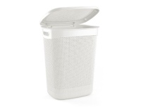 Plastkorv kaanega Drop 52L plastik valge