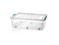Plastkast kaanega Ücsan 30L ratastega